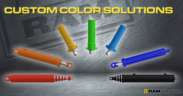 Custom Color Hydraulic Cylinders